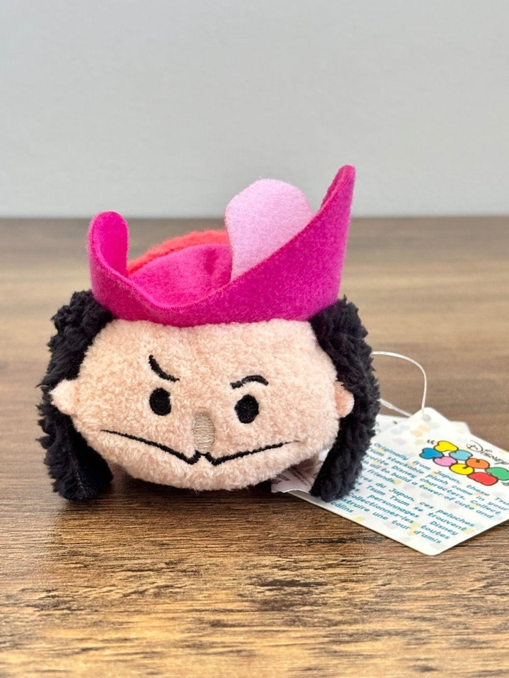 NWT Disney Store Tsum Tsum Peter Pan Captain Hook Stuffed Plush Toy AUTHENTIC
